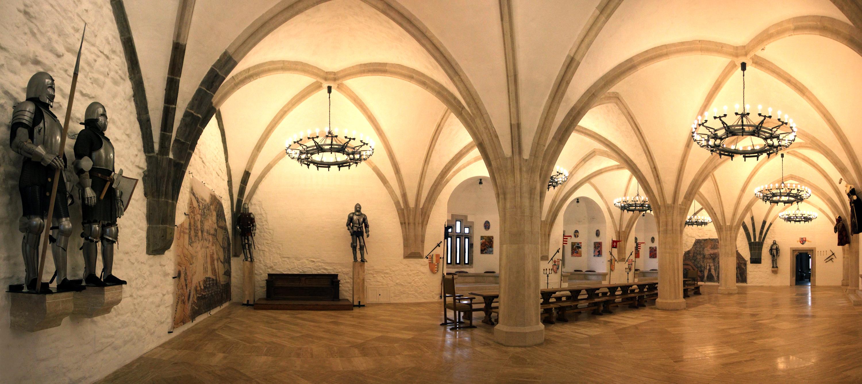 Lovagterem a Diósgyőri várban