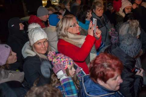 Zweite Adventskerzen Beleuchtung