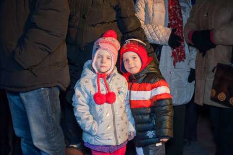 Zweite Adventskerzen Beleuchtung