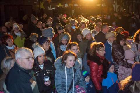 Zweite Adventskerzen Beleuchtung