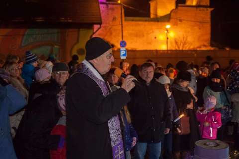 Zweite Adventskerzen Beleuchtung
